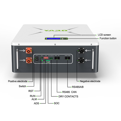 48v Lifepo4 Powerwall 10KWh 8.7KWh 5KWh ลิเธียม 170Ah Home Storage