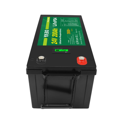 25.6 V Lifepo4 ชุดแบตเตอรี่ 24V 200Ah ลิเธียมไอออนสำหรับระบบเก็บพลังงาน Deep Cycle