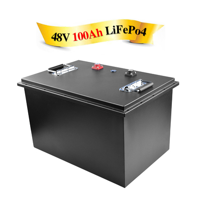 ชุดแบตเตอรี่ลิเธียมไอออนกันน้ำ Prismatic Cell Lifepo4 16s 48v Bms 100ah