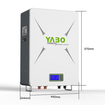 12 Kwh แบตเตอรี่ลิเธียมไอออน Powerwall 48V 230Ah แผงโซลาร์เซลล์ระบบจัดเก็บข้อมูล