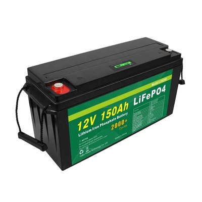 150Ah 12v Lifepo4 แบตเตอรี่สำหรับรอบลึกแบบชาร์จไฟได้