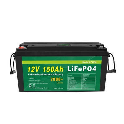 150Ah 12v Lifepo4 แบตเตอรี่สำหรับรอบลึกแบบชาร์จไฟได้