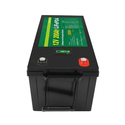 lifepo4 12v 200ah แบตเตอรี่ลิเธียมเหล็กฟอสเฟตสำหรับ Solar UPS