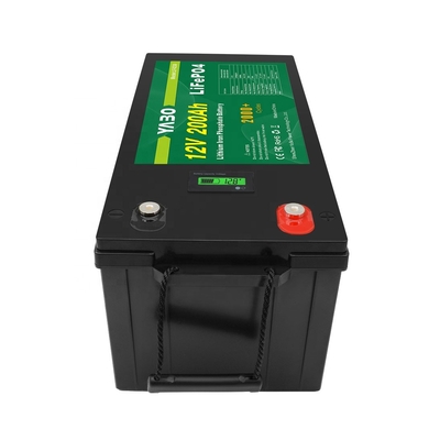 50Ah 150Ah 200Ah 300Ah 100ah 12v Lifepo4 แบตเตอรี่รอบลึกพร้อม Bms Solar ในตัว