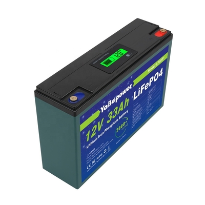 33Ah 12V Lifepo4 แบตเตอรี่แบตเตอรี่ลิเธียมเหล็กฟอสเฟต 32700