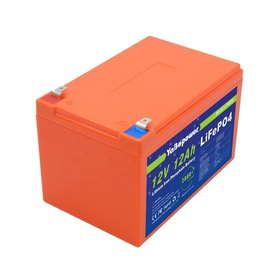 12.8v 12v 12ah Lifepo4 แบตเตอรี่กระแสไฟชาร์จได้ 6A