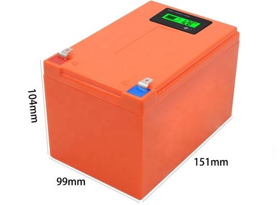 CE รับรอง 12v 12Ah ปล่อยปัจจุบัน 6A Lifepo4 แบตเตอรี่ที่มีความจุโดดเด่น
