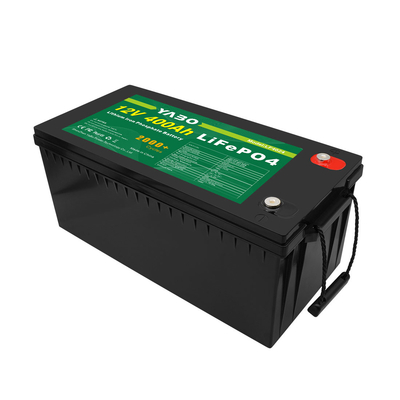 ลิเธียมไอออน 12v 400ah Lifepo4 แบตเตอรี่สำหรับระบบพลังงานแสงอาทิตย์ Home