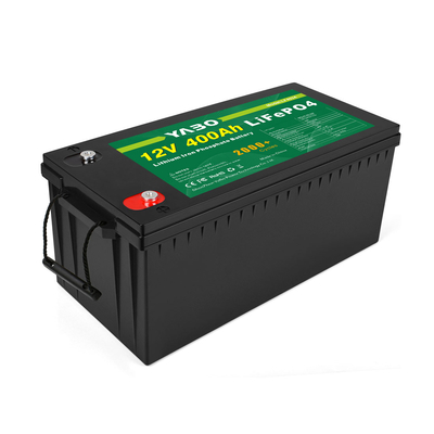 ลิเธียมไอออน 12v 400ah Lifepo4 แบตเตอรี่สำหรับระบบพลังงานแสงอาทิตย์ Home