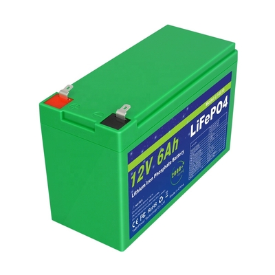 Smart BMS 12v 6ah Lifepo4 Battery Pack รอบลึก 2000 รอบ