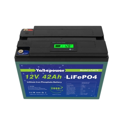 ลิเธียมเหล็กฟอสเฟตแบบชาร์จไฟ Lifepo4 12v 45Ah สำหรับรถยนต์ไฟฟ้า