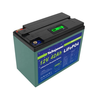 ลิเธียมเหล็กฟอสเฟตแบบชาร์จไฟ Lifepo4 12v 45Ah สำหรับรถยนต์ไฟฟ้า