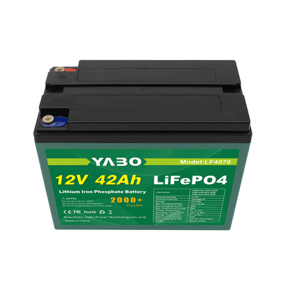 12v 40ah Lifepo4 แบตเตอรี่รอบลึก Solar 30ah 42ah ลิเธียมไอออน