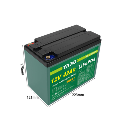 12v 40ah Lifepo4 แบตเตอรี่รอบลึก Solar 30ah 42ah ลิเธียมไอออน