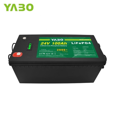 24v 100ah ลิเธียม Lifepo4 ความปลอดภัยของแบตเตอรี่ 120Ah 150Ah 180Ah