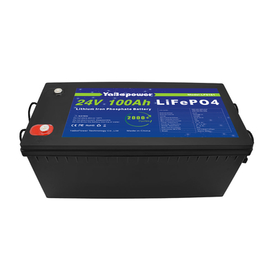เก็บพลังงานแสงอาทิตย์ RV Lifepo4 แบตเตอรี่ 100ah 150ah 24v สำหรับเรือ Off Road Vehicle
