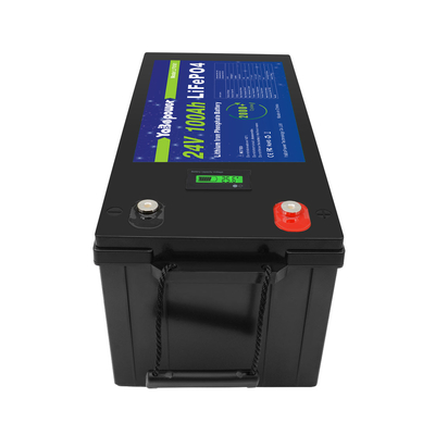 Deep Cycle RV Lifepo4 แบตเตอรี่ 120ah 100ah 40ah 24v ลิเธียมสำหรับระบบสุริยะ