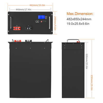 48v Lifepo4 แบตเตอรี่ลิเธียม Lifepo4 48v 100ah 50AH 150AH 200AH สำหรับรถกอล์ฟ
