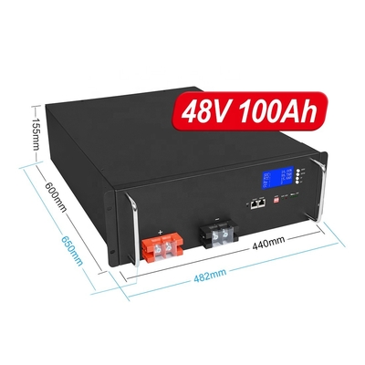 48v 100 แอมป์ชั่วโมง Lifepo4 Battery Deep Cycle 4000 Solar Power Wall Storage System