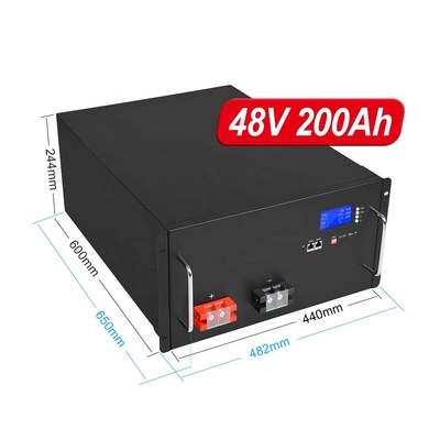 48V 200Ah Lifepo4 Home Battery แบตเตอรี่ลิเธียมฟอสเฟตแบบชาร์จไฟได้