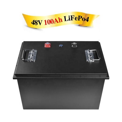48v 51.2V 100AH ​​กันน้ำ Lifepo4 แบตเตอรี่รถจักรยานไฟฟ้าลิเธียมไอออน Solar