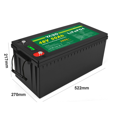 20ah 48v Lifepo4 Battery Pack 48v 50ah แบตเตอรี่ลิเธียมไอออนกันน้ำ 2560Wh