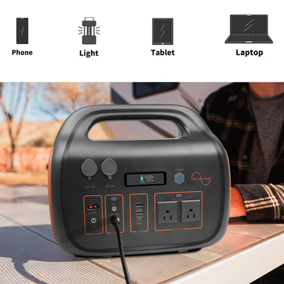 สถานีไฟฟ้าฉุกเฉินแบบพกพา 1500w เครื่องชาร์จมือถือหลายเครื่อง