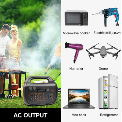 สถานีไฟฟ้าฉุกเฉินแบบพกพา 1500w เครื่องชาร์จมือถือหลายเครื่อง
