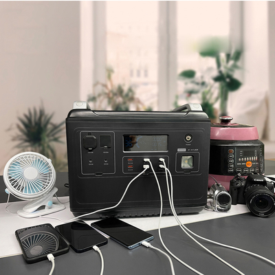 LiFePO4 สถานีไฟฟ้าแบบพกพาสำหรับเครื่องปรับอากาศตู้เย็น Home 2000w Lifepo4 Ups เครื่องกำเนิดไฟฟ้าพลังงานแสงอาทิตย์