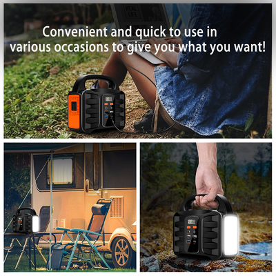 เครื่องกำเนิดไฟฟ้าพลังงานแสงอาทิตย์แบบพกพาแบตเตอรี่รถยนต์ 150W Industrial
