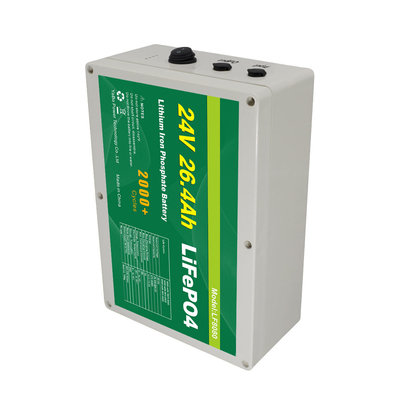 26.4Ah 25.6v Lifepo4 ชุดแบตเตอรี่รอบลึกสำหรับแผงโซลาร์เซลล์ UPS ลิเธียมไอออน