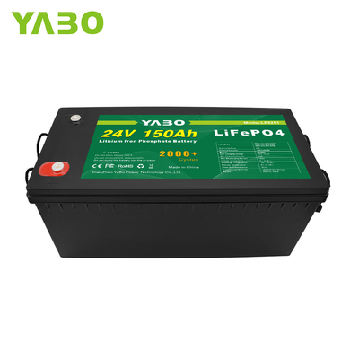 24v 150ah Lifepo4 แบตเตอรี่ลิเธียมสำหรับระบบจัดเก็บพลังงานแสงอาทิตย์