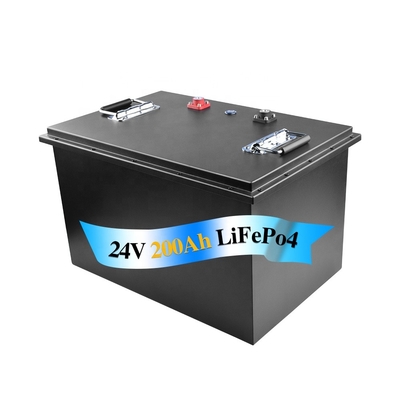 IP67 Waterproof Lifepo4 แบตเตอรี่ 24v 200ah Cells ระบบจัดเก็บพลังงานแสงอาทิตย์