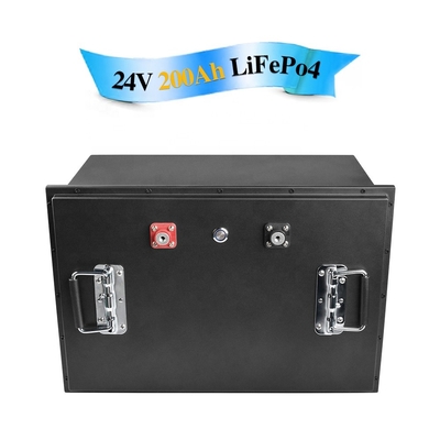 IP67 Waterproof Lifepo4 แบตเตอรี่ 24v 200ah Cells ระบบจัดเก็บพลังงานแสงอาทิตย์