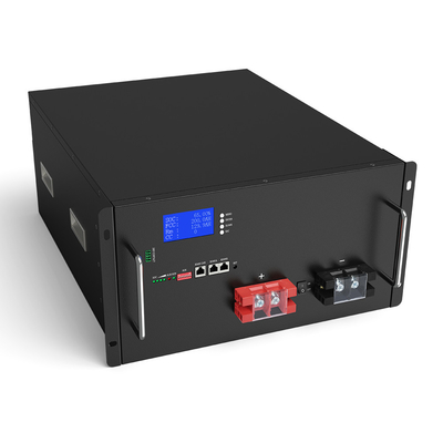 แบตเตอรี่ระบบพลังงานแสงอาทิตย์แบบไฮบริด Lithium Smart BMS Baterias ความจุสูง LiFePO4 48V 200Ah