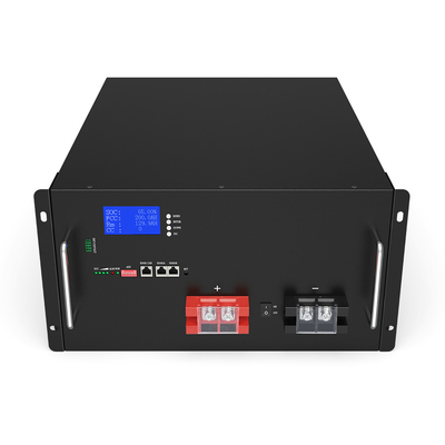 แบตเตอรี่ระบบพลังงานแสงอาทิตย์แบบไฮบริด Lithium Smart BMS Baterias ความจุสูง LiFePO4 48V 200Ah