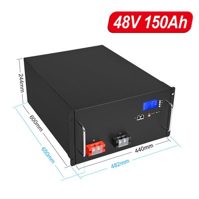 แบตเตอรี่ลิเธียมไอออนแบบรีชาร์จ 16S1P 3.2V 150Ah เซลล์แบตเตอรี่ Lifepo4 48V 150Ah