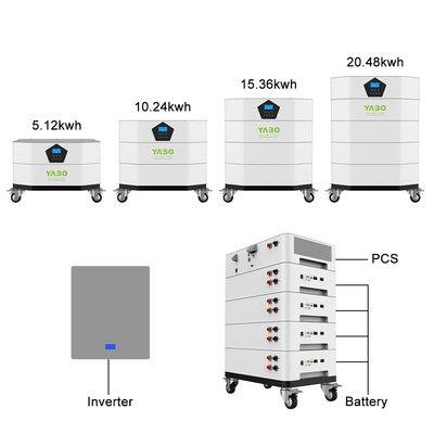 Energy Storage Lifepo4 Home Battery 51.2V 100Ah ปลอกโลหะที่วางซ้อนได้