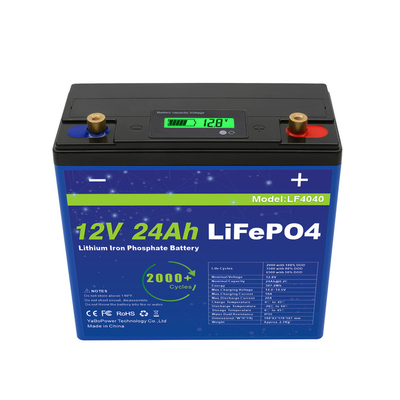 ขนาดกะทัดรัด 12V 24Ah แบตเตอรี่ลิเธียมเหล็กฟอสเฟต 32700 6Ah เซลล์ 4S4P การกำหนดค่า
