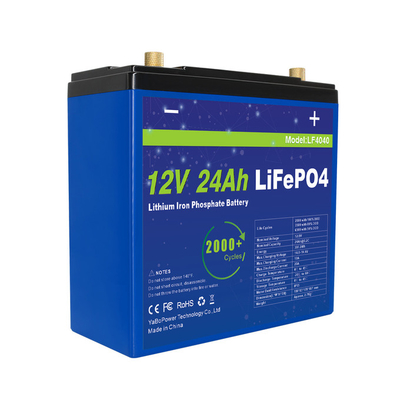 ขนาดกะทัดรัด 12V 24Ah แบตเตอรี่ลิเธียมเหล็กฟอสเฟต 32700 6Ah เซลล์ 4S4P การกำหนดค่า