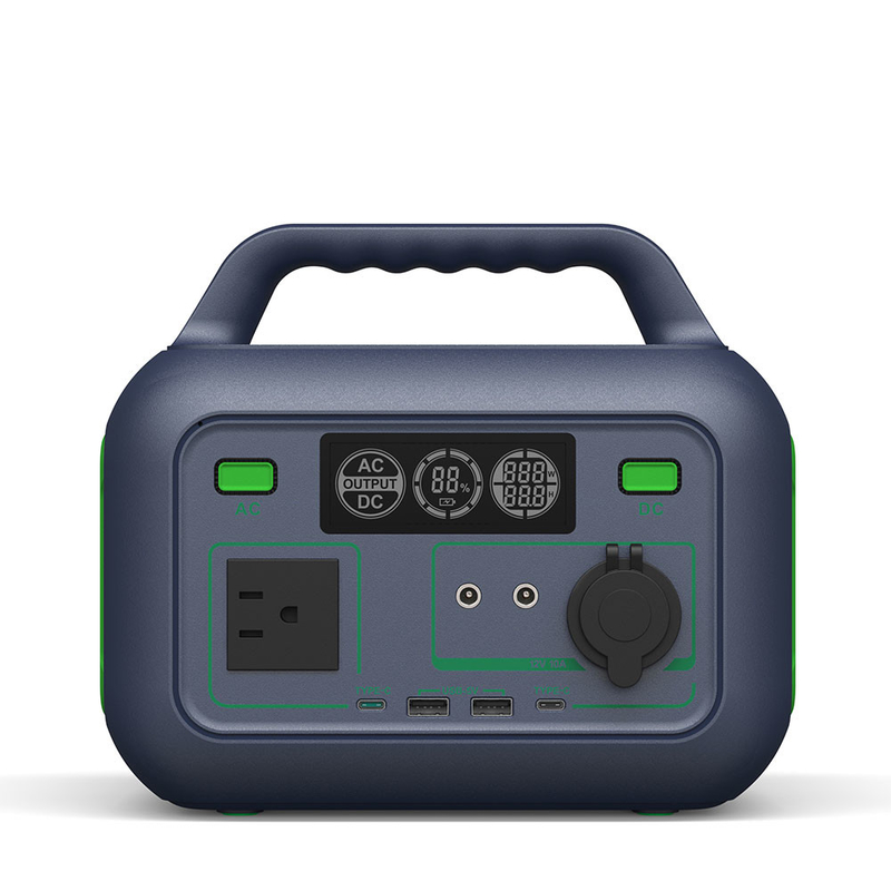 แคมป์ปิ้ง 300W Portable Power Station Lithium Solar Power Station Outdoor Type C Input PD60W
