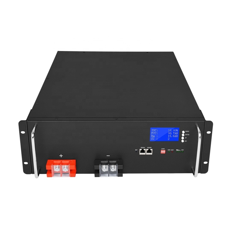 Deep Cycle 48V Lifepo4 แบตเตอรี่สำหรับจักรยานไฟฟ้า BMS Smart 100Ah YB-LF51100