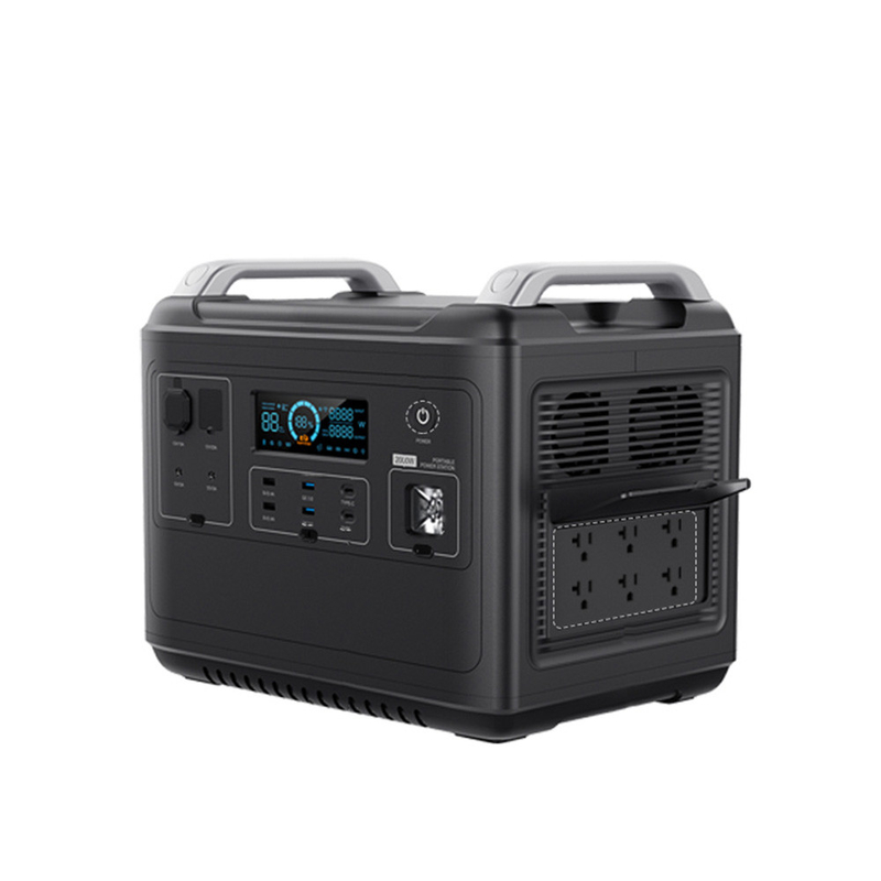 Ups สถานีไฟฟ้าลิเธียมแบบพกพา Lifepo4 Solar 2000W 1000 วัตต์ Two-Way Quick