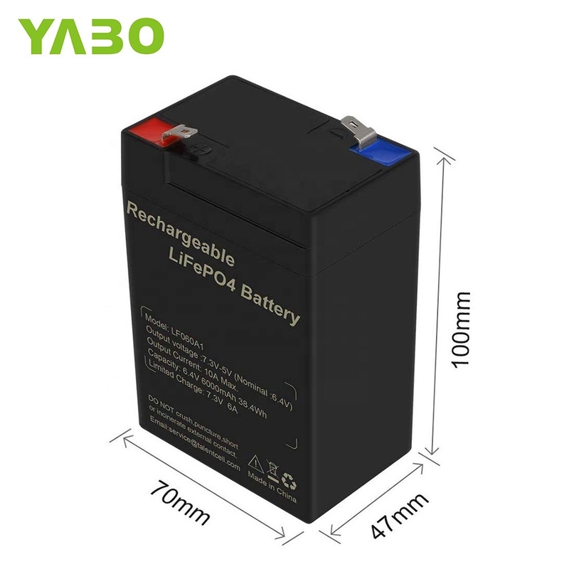 Marine Deep Cycle Lifepo4 แบตเตอรี่ 6V 5Ah 2.5Ah 4Ah 4.5Ah 6Ah Solar Panel