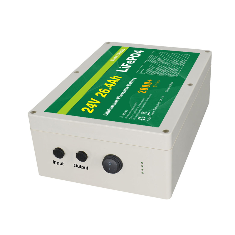 26.4Ah 25.6v Lifepo4 ชุดแบตเตอรี่รอบลึกสำหรับแผงโซลาร์เซลล์ UPS ลิเธียมไอออน