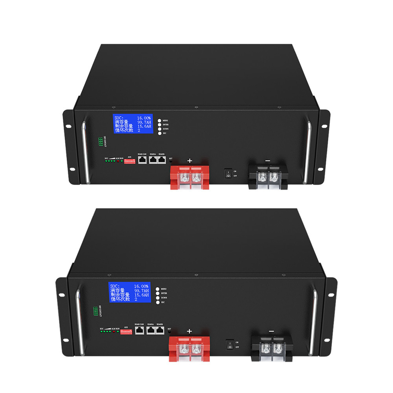 ระบบจัดเก็บพลังงานแสงอาทิตย์มากกว่า 5,000 รอบแบตเตอรี่ลิเธียม 48V 100Ah LiFePO4 พร้อมการรับประกัน 5 ปี