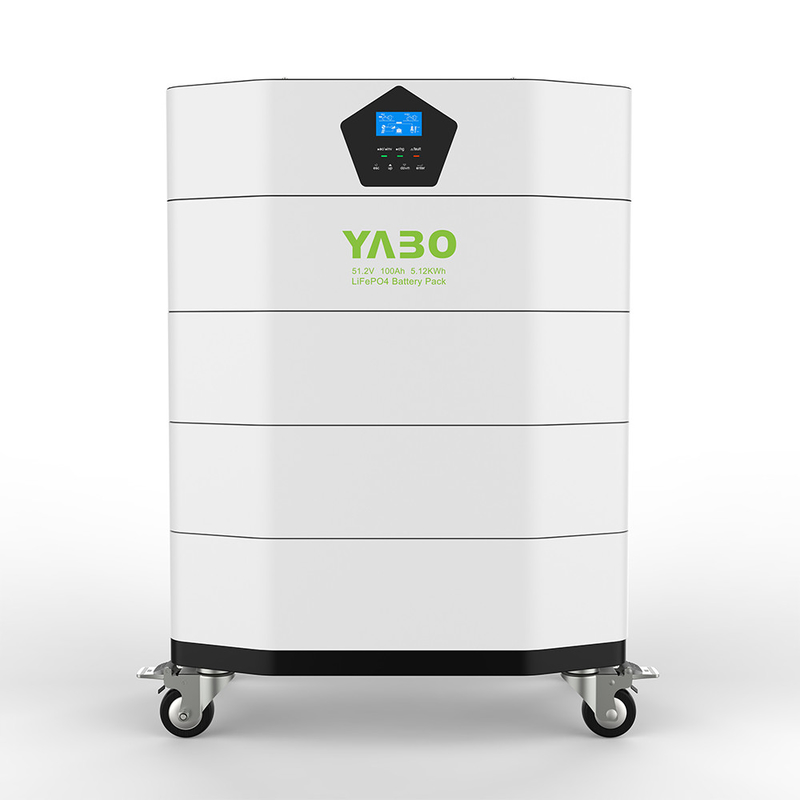 โมดูลแบบซ้อนได้พลังงานแสงอาทิตย์ชุดแบตเตอรี่เซิร์ฟเวอร์แร็ค 48v 100ah ชุดแบตเตอรี่ Lifepo4